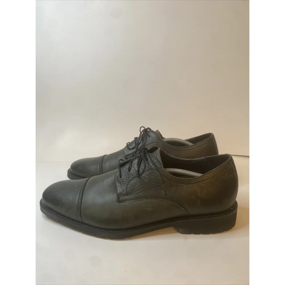 Neil M Shoes Brown Casual Dress Oxford Derby Cap Toe Lace-Up Men 12 D Leather